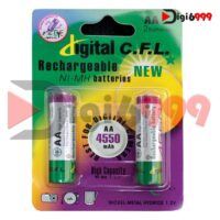 Digital C.F.L 4550 mAh بسته دو عددی باتری قلمی قابل شارژ
